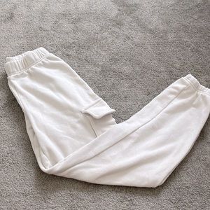 H&M Kids Sweatpants In Cream Size 9-10Y